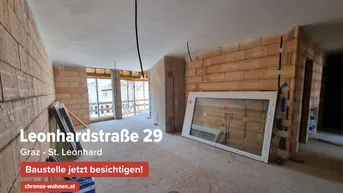 Expose PROVISIONSFREI! Neubauprojekt 1-Zimmerwohnung direkt in der Leonhardstraße!