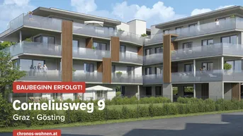 Expose BAUBEGINN ERFOLGT! Neubauprojekt in Ruhelage in Gösting! Ca. 42m² 2-Zimmerwohnung mit Westbalkon!