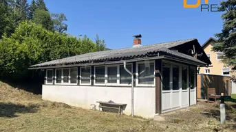 Expose Reserviert: Ferienhaus + Garage und Gartengrund am Bach, nahe Feldkirchen