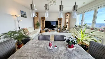 Expose Mit traumhaften Blick über Graz - Stilvolle 4-Zimmer-Wohnung mit 2 Balkonen inkl. Tiefgarage!