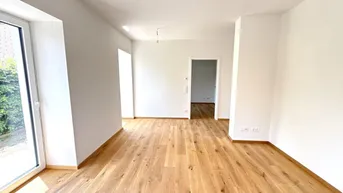 Expose Ihr neues Zuhause: Traumhafte Gartenwohnung mit 3 Zimmern im Erstbezug!