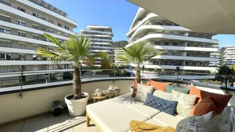 Expose Green-City - Barrierefreie traumhafte 3 Zimmer Wohnung mit 39 m² Rundum-Balkon und Tiefgarage!