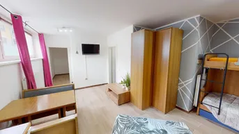 Expose Erdgeschoss-2-Zimmer-Wohnung mit Autoabstellplatz und Privatvermietungslizenz in Untermais