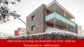 Expose Wohnen mit Weitblick in Dornbirn – Großzügiger Balkon &amp; 2 TG-Plätze in nachhaltiger Architektur