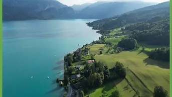 Expose EINZIGARTIGES GRUNDSTÜCK AM ATTERSEE | UNVERBAUBARER SEEBLICK | TOP INVESTITIONSCHANCE + ALTBESTAND