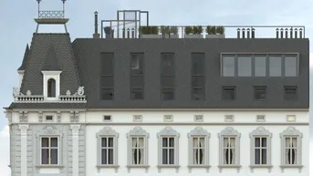 Expose Top DG Wohnung mit Balkon - 2 großzügige Zimmer, alles auf einer Ebene! Luft-Wasserwärmepumpe, Klima und Photovoltaik!