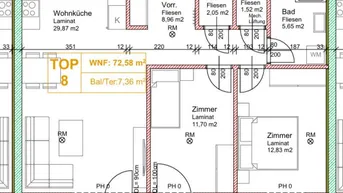 Expose 3 Zimmer mit Balkon in Zurndorf - Nähe Neusiedl &amp; Bratislava &amp; Nickelsdorf
