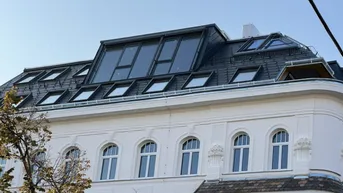 Expose 2-Zimmer-Dachgeschosswohnung (Massivbauweise) in generalsaniertem Altbau mit Loggia