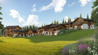 Expose FERIENIMMOBILIE / Kärnten - Hochrindl! Traumhafte Chalets mit herrlichem Blick über das Kärntner Land.