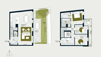 Expose GRÜNE RUHEOASE AUF ZWEI EBENEN – MAISONETTE MIT GARTENFLAIR