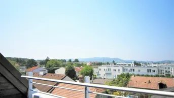 Expose EINMAL WEITBLICK BITTESCHÖN: Dachgeschoss–Maisonette mit sonniger Terrasse.