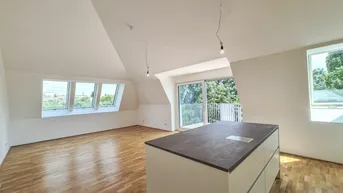 Expose BLICK INS GRÜNE : 3-Zimmer Wohnung mit 9,80m² Balkon in Ruhelage