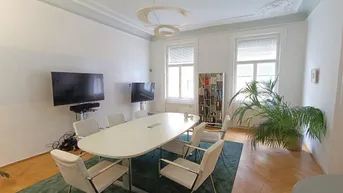 Expose Großzügiges Büro mit Altbau-Charme im 1. Bezirk! Klimatisiert! 5 Räume! Jahrhundertwendehaus mit Lift! Nähe U2/U4 Schwedenplatz!