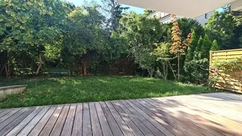 Expose Wohn(t)raum im Grünen! Großzügige Neubau-Wohnung mit Garten inkl. PKW-Stellplatz im 19. Bezirk! Wohnküche! 2 Zimmer! Terrasse! Fußbodenheizung!
