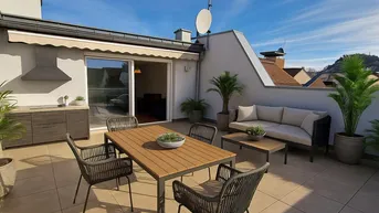 Expose Jakoministraße 17/10 - Traumhafte 3-Zimmer-Wohnung mit sonniger Terrasse und Carpot in zentraler Lage