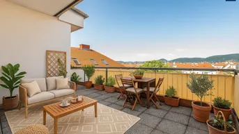 Expose 4 Zimmerwohnung mit einer großen sonnigen Dachterrasse – mitten in Graz!