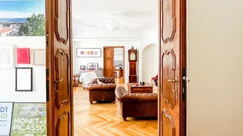 Expose PRACHTVOLLE ALTBAUETAGE, 7-Zimmer-Wohnung in 1040 Wien - Perfekte Mischung aus Eleganz und Komfort
