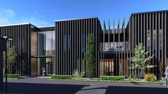 Expose Greenity Gate - ca. 12.000 m² | Nachhaltige Produktions &amp; Büro Flächen mit Gleisanlage