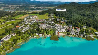 Expose Seeblick! Sonnenstunden mit Panorama - große Maisonette mit Dachterrasse am Faaker See