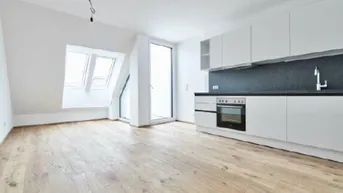 Expose Lichtdurchflutete Dachgeschoss-Wohnung 2 Zimmer mit Terrasse in Strebersdorfer Bestlage!