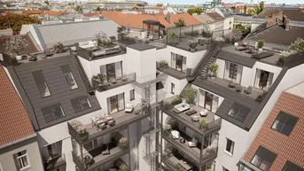 Expose Großzügiger Zwei-Zimmer-Altbau-Erstbezug mit West-Terrasse und Garten