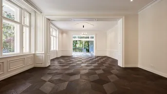 Expose Herrschaftliches Wohnen am Schlosspark | Luxuriöses Altbaujuwel mit Gartenparadies | Privater Weinkeller