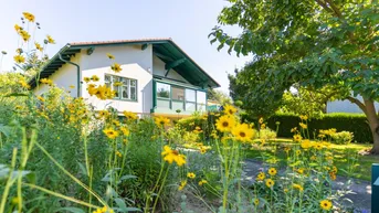 Expose Wohlfühl-Oase in Mistelbach! Einfamilienhaus mit Pool und abwechslungsreichem Garten