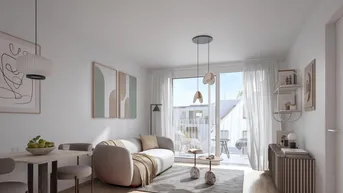 Expose THE TEMPTATION - Vorsorgewohnung - 2-Zimmer-Wohnung mit herrlicher Freifläche - Idealer Grundriss