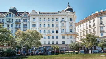 Expose Schwedenplatz! Dachgeschoß-Maisonette mit Terrasse in wunderschönem Bürogebäude!