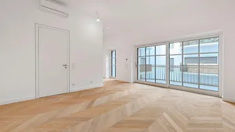 Expose HOFLAGE mit BALKON! Luxus-Erstbezug mit 3,30 m Raumhöhe im 1. Obergeschoß