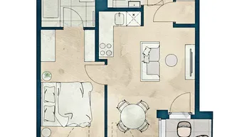 Expose Moderne 2-Zimmer-Wohnung mit Loggia - Nachhaltiges Wohnen beim Yppenplatz