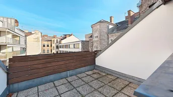 Expose Hofseitige Terrassenwohnung in bester Stadtlage nächst Mariahilfer Straße
