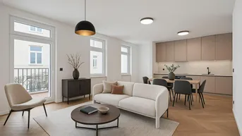 Expose Historischer Charme trifft modernen Luxus – Generalsanierte Altbauwohnung mit Balkon nahe Margaretenplatz