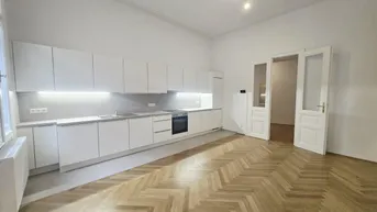 Expose Stilvolle 146 m² Altbauwohnung mit 4 Zimmer + Wohnküche - Fischgrätparkett &amp; Balkon in Bestlage