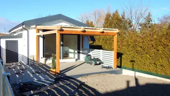 Expose "Erstbezug" Kleines Haus mit Garten und Terrasse in einer Kleingartensiedlung