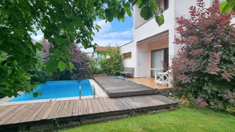 Expose Traumhaftes Einfamilienhaus in Wien mit Pool - 5 Zimmer, Garten, Terrassen, Sauna, Garage