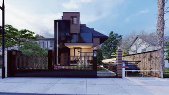 Expose Villa beim Lainzer Tiergarten nach Kundenwunsch geplant - Grundstück mit Baugenehmigung - Lift im Haus möglich
