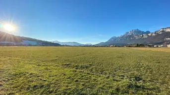Expose Baugrund mit freiem Blick auf das Kitzbüheler Horn und den Wilden Kaiser