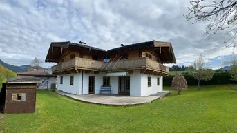 Expose Einfamilienhaus mit Einliegerwohnung in Reith bei Kitzbühel, sehr schöner Blick auf das Kitzbüheler Horn und den Wilden Kaiser