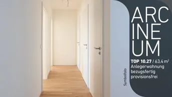 Expose *** ARCINEUM ***Lichtdurchflutete 2-Zimmer Wohnung mit optimalem Grundriss im ZENTRUM