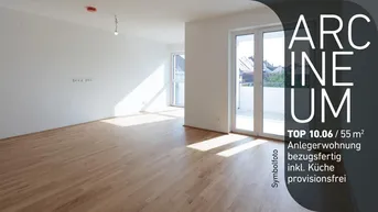 Expose ARCINEUM 2-Zimmer ANLEGERWOHNUNG mit Eigengarten - inkl. KüchePROVISIONSFREI direkt vom Bauträger