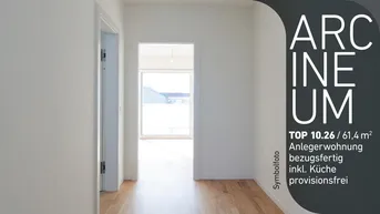 Expose ARCINEUM ANLEGERWOHNUNG *** sofortige Mieteinnahmen ***PROVISIONSFREI direkt vom Bauträger