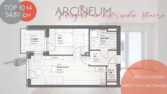 Expose *** ARCINEUM ***Leben an der Stadtmauer direkt im ZENTRUMPROVISIONSFREI direkt vom Bauträger