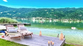 Expose Neuer Seebungalow am Ossiacher See - beim Skiberg Gerlitzen 