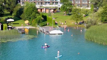 Expose Seewohnung am Faaker See mit vollem Seeblick