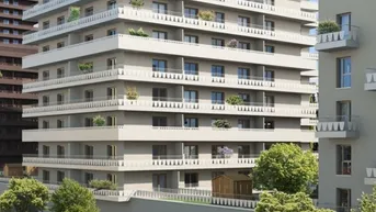 Expose Q5 am PARK 8./letztes OG sonnige 2ZI, 22m² Eck-Balkon