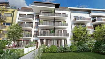 Expose TrendiNG LEND ANderMUR 3ZI mit Balkon, sonnig, ruhig hochwertige Architektenplanung