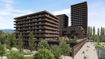 Expose Q5 am PARK sonniger 23m² Eck-Balkon,großzügige 3ZI, schöner Ausblick auf den Reininghauspark