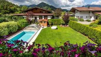 Expose Einfamilienhaus mit Outdoorpool in Traumlage von Waidring