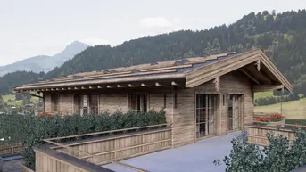 Expose Luxus Chalet mit touristischer Widmung und Kaiserblick in Going
